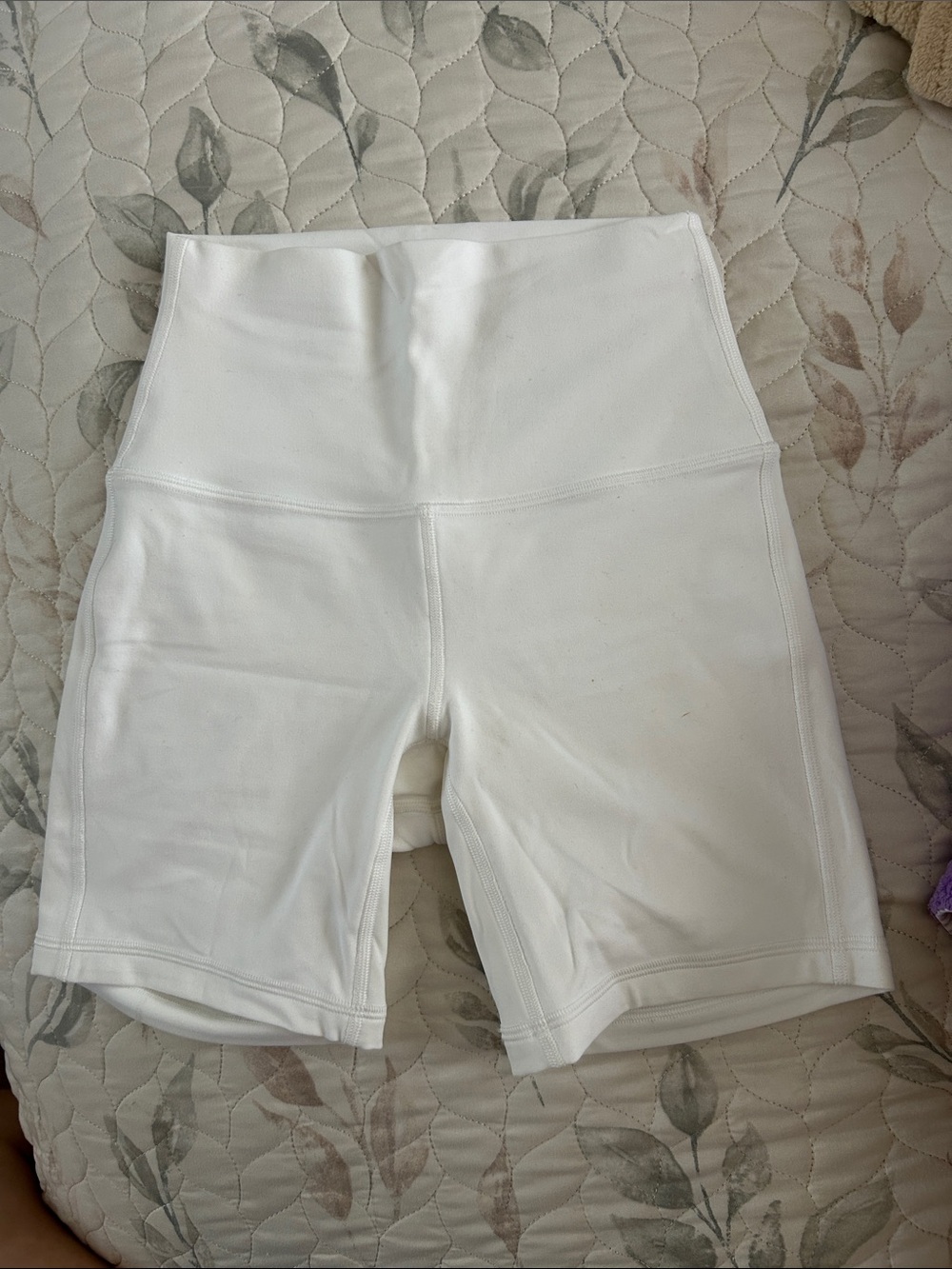 lululemon athletica White High-Rise Bike Shorts